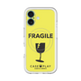 スリムプロテクションプレミアムケース with MagSafe［ FRAGILE - Yellow ］