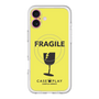 スリムプロテクションプレミアムケース with MagSafe［ FRAGILE - Yellow ］