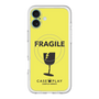 スリムプロテクションプレミアムケース with MagSafe［ FRAGILE - Yellow ］