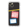 スリムプロテクションプレミアムケース with MagSafe［ FRAGILE Stickers - Black ］