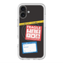 スリムプロテクションプレミアムケース with MagSafe［ FRAGILE Stickers - Black ］