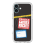 スリムプロテクションプレミアムケース with MagSafe［ FRAGILE Stickers - Black ］