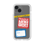 スリムプロテクションプレミアムケース with MagSafe［ FRAGILE Stickers - Gray ］