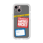 スリムプロテクションプレミアムケース with MagSafe［ FRAGILE Stickers - Gray ］