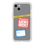 スリムプロテクションプレミアムケース with MagSafe［ FRAGILE Stickers - Gray ］