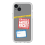スリムプロテクションプレミアムケース with MagSafe［ FRAGILE Stickers - Gray ］