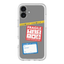 スリムプロテクションプレミアムケース with MagSafe［ FRAGILE Stickers - Gray ］