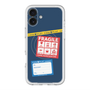 スリムプロテクションプレミアムケース with MagSafe［ FRAGILE Stickers - Navy ］