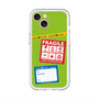 スリムプロテクションプレミアムケース with MagSafe［ FRAGILE Stickers - Green ］