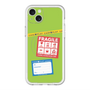 スリムプロテクションプレミアムケース with MagSafe［ FRAGILE Stickers - Green ］