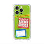 スリムプロテクションプレミアムケース with MagSafe［ FRAGILE Stickers - Green ］