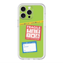スリムプロテクションプレミアムケース with MagSafe［ FRAGILE Stickers - Green ］