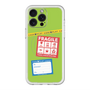 スリムプロテクションプレミアムケース with MagSafe［ FRAGILE Stickers - Green ］