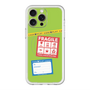 スリムプロテクションプレミアムケース with MagSafe［ FRAGILE Stickers - Green ］