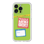 スリムプロテクションプレミアムケース with MagSafe［ FRAGILE Stickers - Green ］