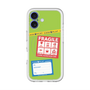 スリムプロテクションプレミアムケース with MagSafe［ FRAGILE Stickers - Green ］