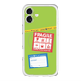 スリムプロテクションプレミアムケース with MagSafe［ FRAGILE Stickers - Green ］