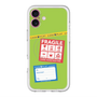 スリムプロテクションプレミアムケース with MagSafe［ FRAGILE Stickers - Green ］