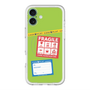 スリムプロテクションプレミアムケース with MagSafe［ FRAGILE Stickers - Green ］