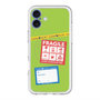 スリムプロテクションプレミアムケース with MagSafe［ FRAGILE Stickers - Green ］