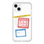 スリムプロテクションプレミアムケース with MagSafe［ FRAGILE Stickers - White ］