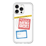 スリムプロテクションプレミアムケース with MagSafe［ FRAGILE Stickers - White ］
