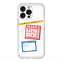 スリムプロテクションプレミアムケース with MagSafe［ FRAGILE Stickers - White ］