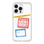 スリムプロテクションプレミアムケース with MagSafe［ FRAGILE Stickers - White ］