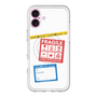 スリムプロテクションプレミアムケース with MagSafe［ FRAGILE Stickers - White ］