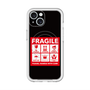 スリムプロテクションプレミアムケース with MagSafe［ FRAGILE Sticker - Black ］
