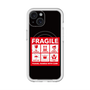 スリムプロテクションプレミアムケース with MagSafe［ FRAGILE Sticker - Black ］