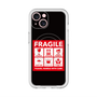 スリムプロテクションプレミアムケース with MagSafe［ FRAGILE Sticker - Black ］