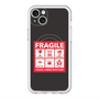 スリムプロテクションプレミアムケース with MagSafe［ FRAGILE Sticker - Black ］