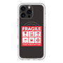 スリムプロテクションプレミアムケース with MagSafe［ FRAGILE Sticker - Black ］