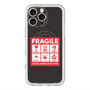 スリムプロテクションプレミアムケース with MagSafe［ FRAGILE Sticker - Black ］