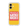 スリムプロテクションプレミアムケース with MagSafe［ FRAGILE Sticker - Yellow ］