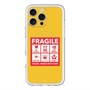 スリムプロテクションプレミアムケース with MagSafe［ FRAGILE Sticker - Yellow ］