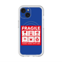 スリムプロテクションプレミアムケース with MagSafe［ FRAGILE Sticker - Blue ］