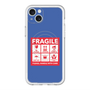 スリムプロテクションプレミアムケース with MagSafe［ FRAGILE Sticker - Blue ］