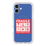 スリムプロテクションプレミアムケース with MagSafe［ FRAGILE Sticker - Blue ］