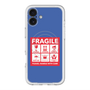 スリムプロテクションプレミアムケース with MagSafe［ FRAGILE Sticker - Blue ］