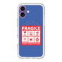 スリムプロテクションプレミアムケース with MagSafe［ FRAGILE Sticker - Blue ］