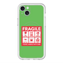 スリムプロテクションプレミアムケース with MagSafe［ FRAGILE Sticker - Green ］