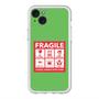 スリムプロテクションプレミアムケース with MagSafe［ FRAGILE Sticker - Green ］