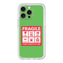 スリムプロテクションプレミアムケース with MagSafe［ FRAGILE Sticker - Green ］