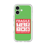 スリムプロテクションプレミアムケース with MagSafe［ FRAGILE Sticker - Green ］