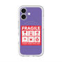 スリムプロテクションプレミアムケース with MagSafe［ FRAGILE Sticker - Purple ］