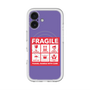 スリムプロテクションプレミアムケース with MagSafe［ FRAGILE Sticker - Purple ］