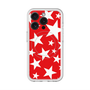 スリムプロテクションプレミアムケース with MagSafe［ Stars - Red ］