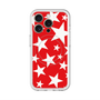 スリムプロテクションプレミアムケース with MagSafe［ Stars - Red ］